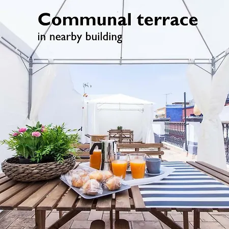 Hostly Acetres 1a Loft In Center, Comunal Terrace, Fibre,parking Optional Apartament *